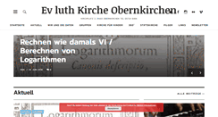 Desktop Screenshot of kirche-obernkirchen.de